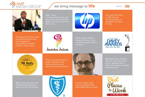 Amf theme site design template sample