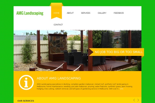 Amg theme site design template sample