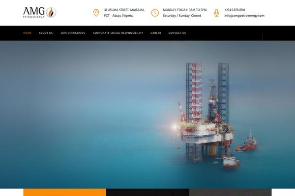 amgpetroenergy.com site used Induzy