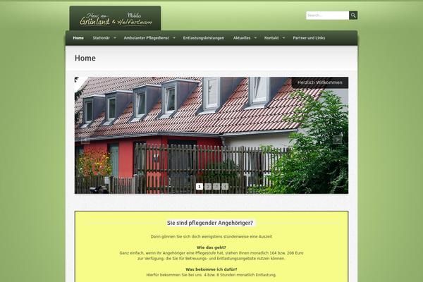 Wellness theme site design template sample