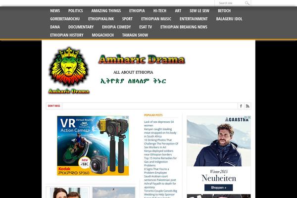 Max Mag theme site design template sample