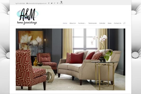 Divi theme site design template sample
