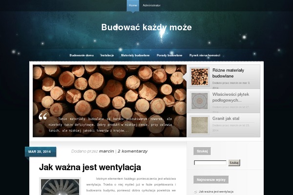 Glow theme site design template sample
