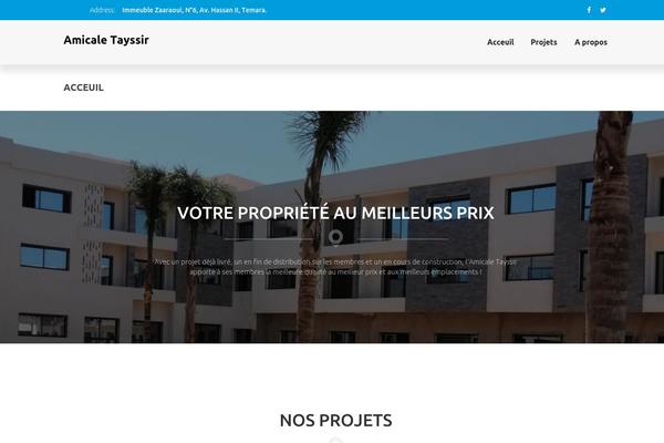 Site using Modeltheme-framework plugin