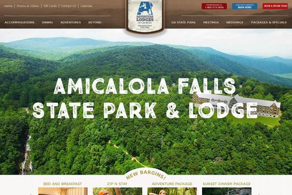 amicalolafallslodge.com site used Amicalola