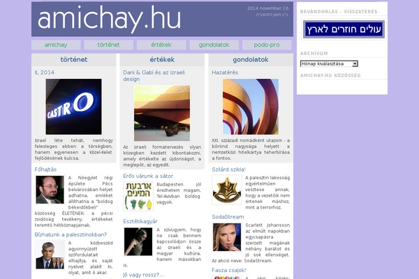 amichay.hu site used Wp-sublime-prem