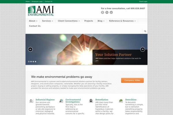 Modernize theme site design template sample