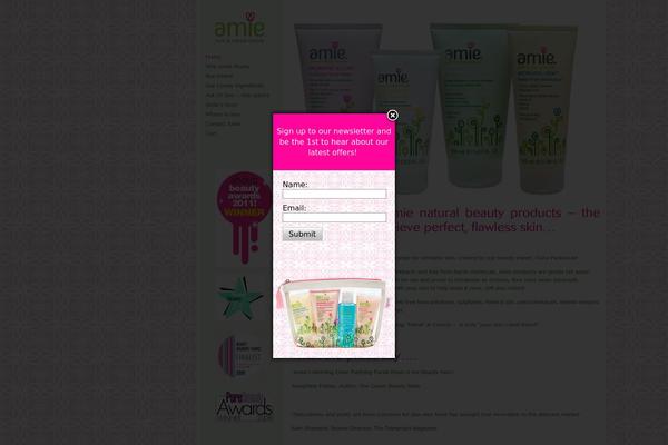 amieskincare.com site used Amieskincare