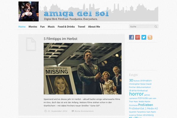 Fast Blog theme site design template sample