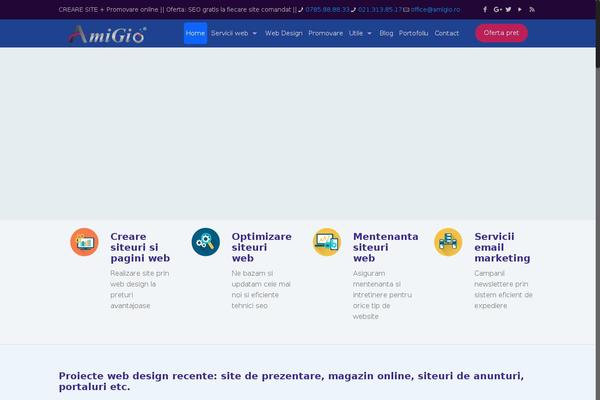BeTheme Child theme site design template sample