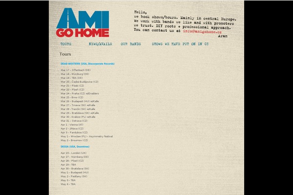 Ami theme site design template sample