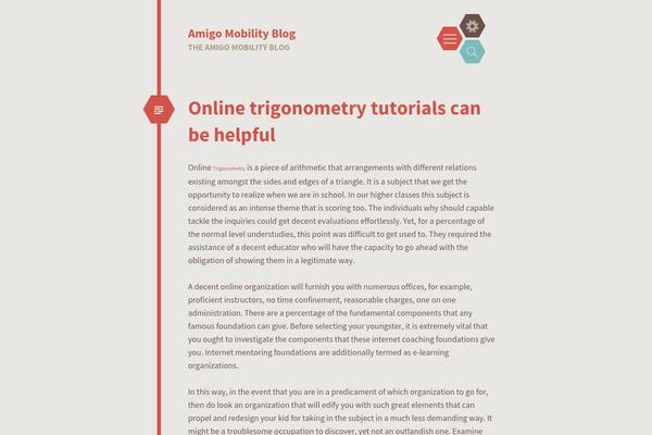 Hexa theme site design template sample