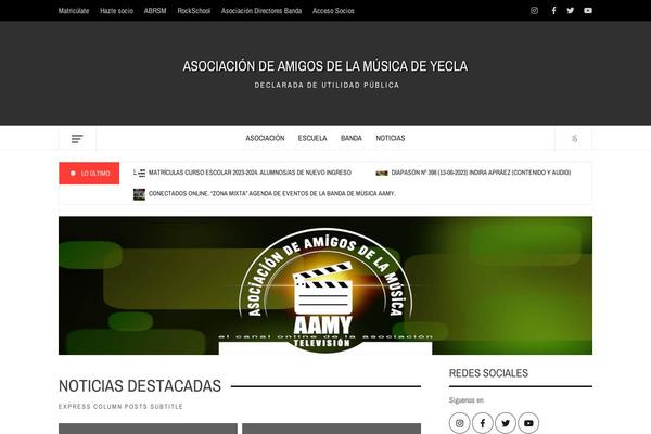 Elegant Magazine theme site design template sample