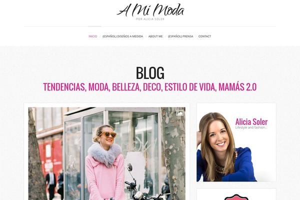 Blossom Feminine theme site design template sample