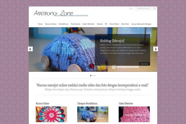 Chameleon theme site design template sample