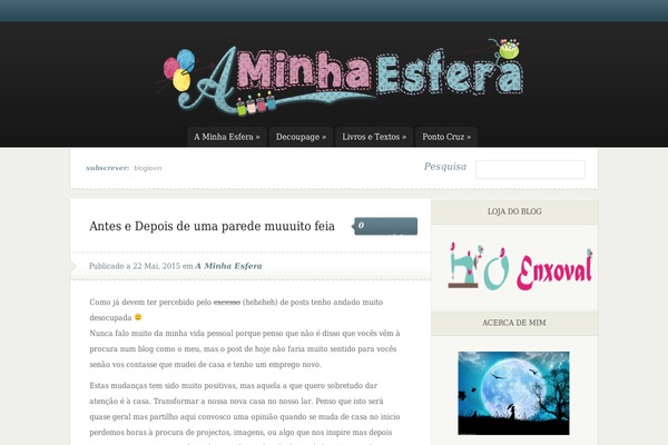 aminhaesfera.com site used eNews