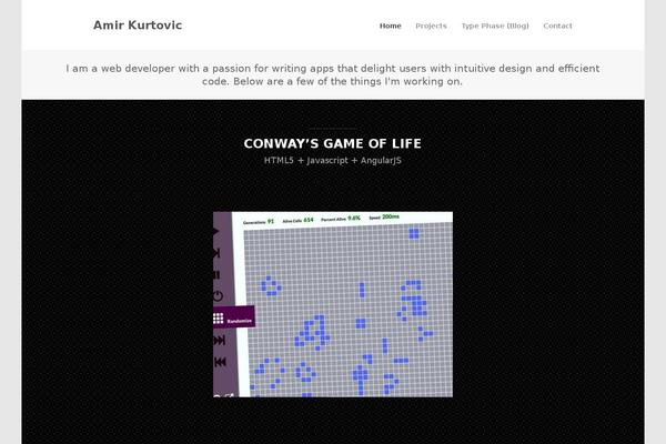 Hardy theme site design template sample