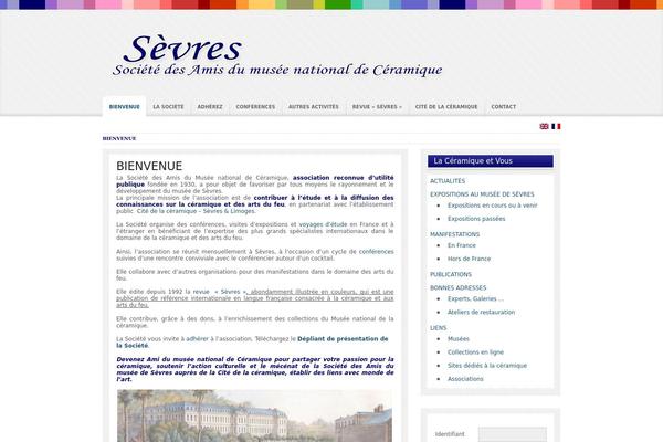 Continuum theme site design template sample