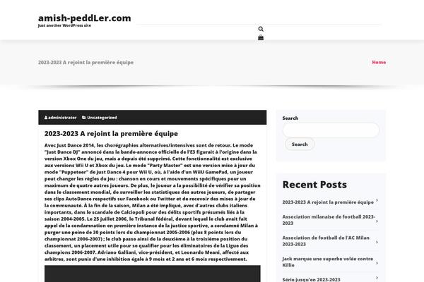 amish-peddler.com site used Spera