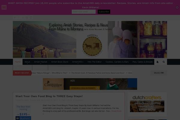 Foodiepro-v440 theme site design template sample