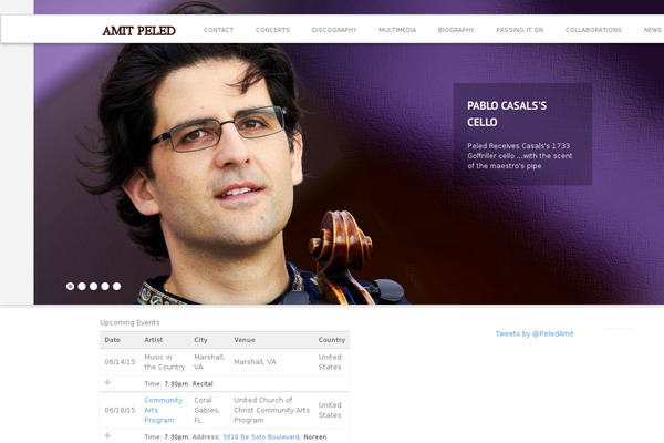 amitpeled.com site used Gaia