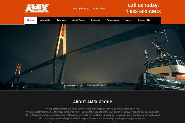 Enfold theme site design template sample