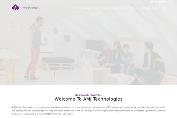 Enfold theme site design template sample