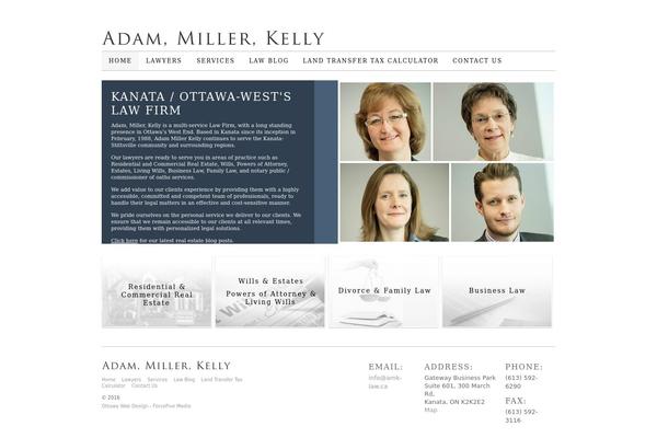 amk-law.ca site used Amk