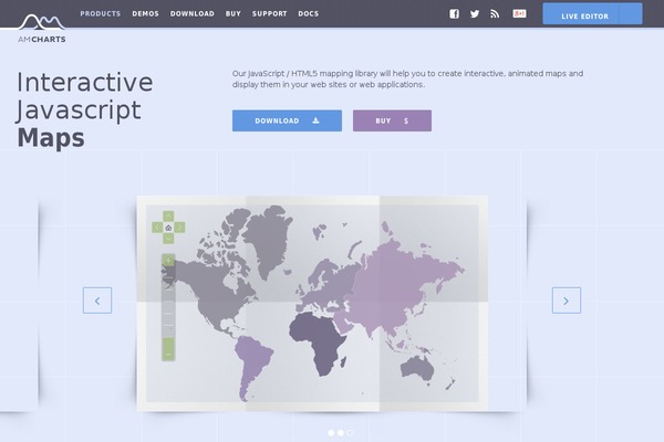 ammap.com site used Amcharts