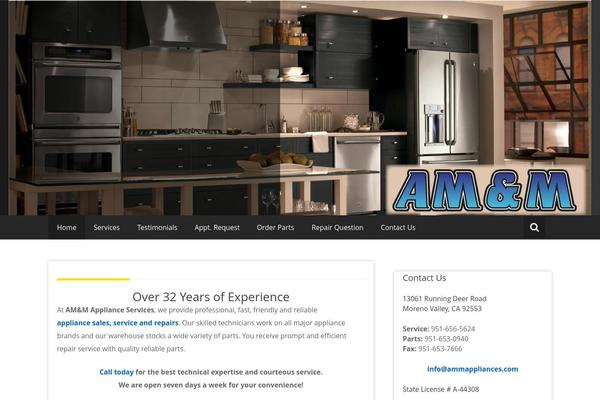 ammappliances.com site used Masonic