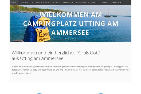 Nirvana theme site design template sample