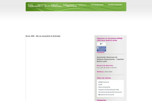 ammjenuevoleon.org site used Ammje_theme