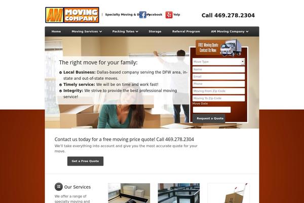 Nexus theme site design template sample