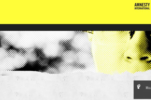 amnesty theme websites examples