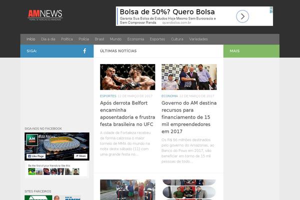 Newspaper theme site design template sample