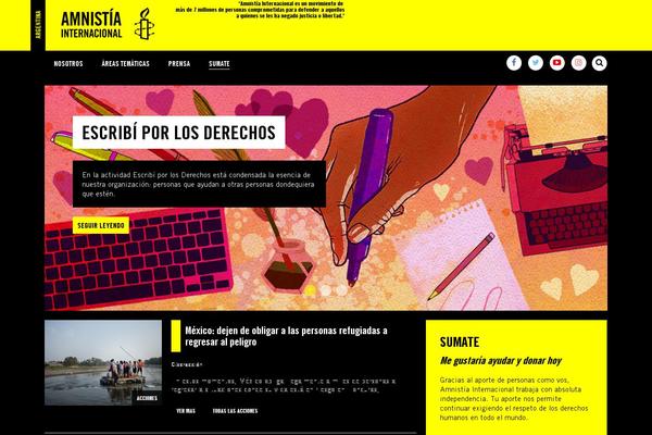 amnistia.org.ar site used Amnistia