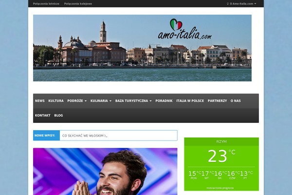 Adams theme site design template sample