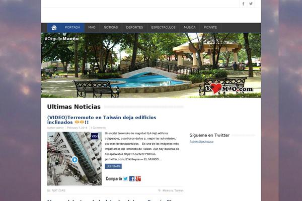 MineZine theme site design template sample