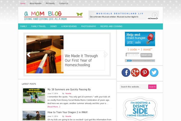 News theme site design template sample