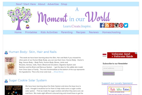 Site using Print-my-blog plugin