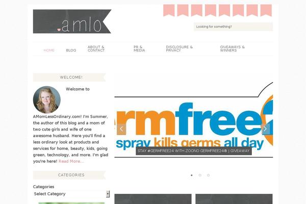 Blossom theme site design template sample