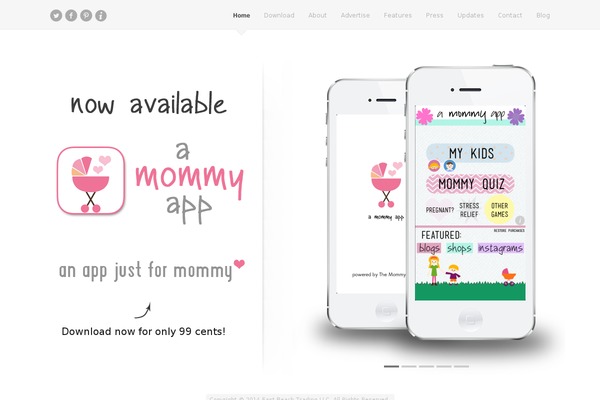 amommyapp.com site used FluidApp