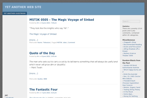 Site using Smart-recent-posts-widget plugin