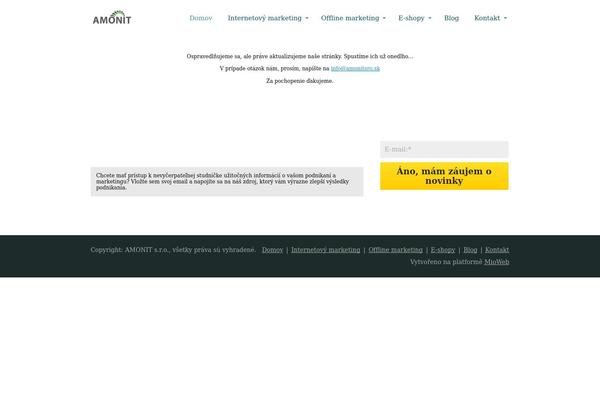amonitsro.sk site used Mioweb3