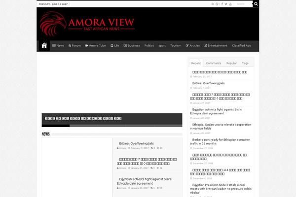Sahifa theme site design template sample