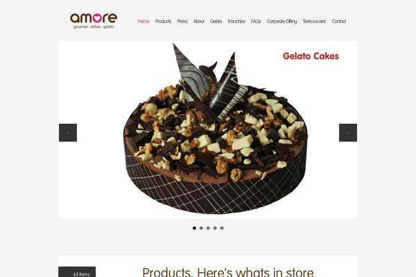 amoregelato.com site used MyRestaurant