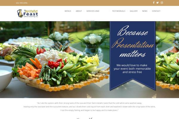 NUVO theme site design template sample