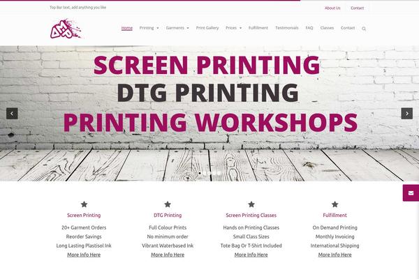 Limitless theme site design template sample