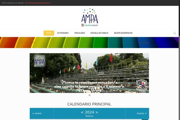 Site using Event Calendar WD plugin
