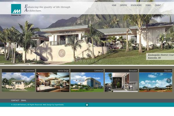 ampartners.com site used Arkitekt